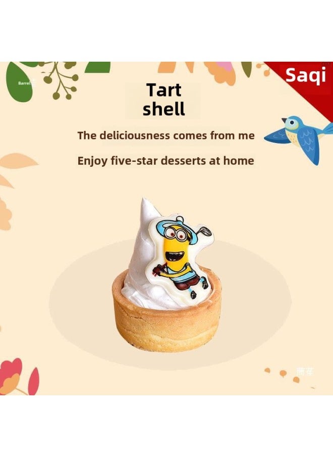 Internet Celebrity Saqi Grouting Cookie Tart Base French Flow Cheese Tart Tart Crust Mini Tower Shell Fruit Tart Base-Specifications:Tart Shell