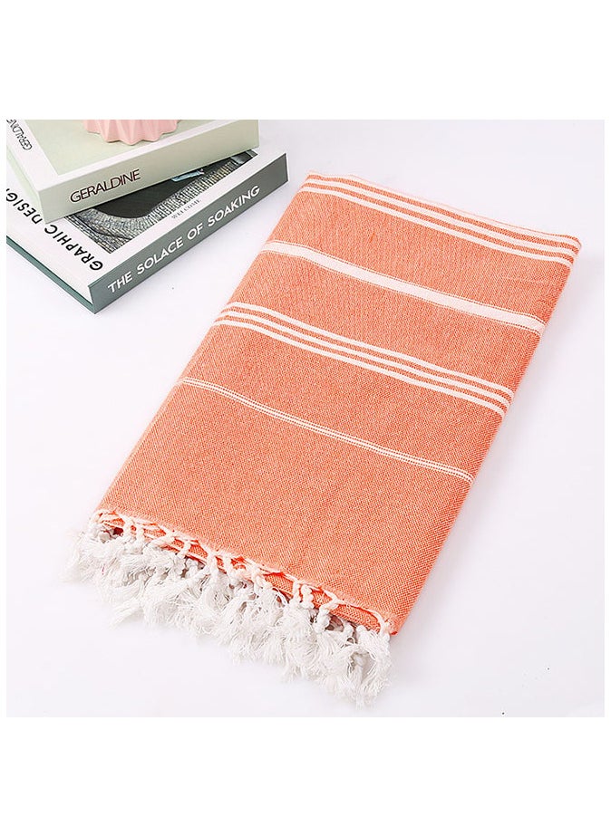 Generic Non-stick fringe beach towel quick-drying bath towel shawl  - Image 1