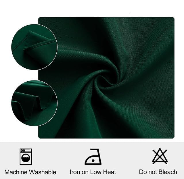 uniformer Table Napkins | Soft & Durable | Elegant Design for Dining | Perfect for Home, Weddings, Parties, & Events | Machine Washable | Durable & Stylish | Size 20x20 inches (Green_Pack of 24) - Image 4