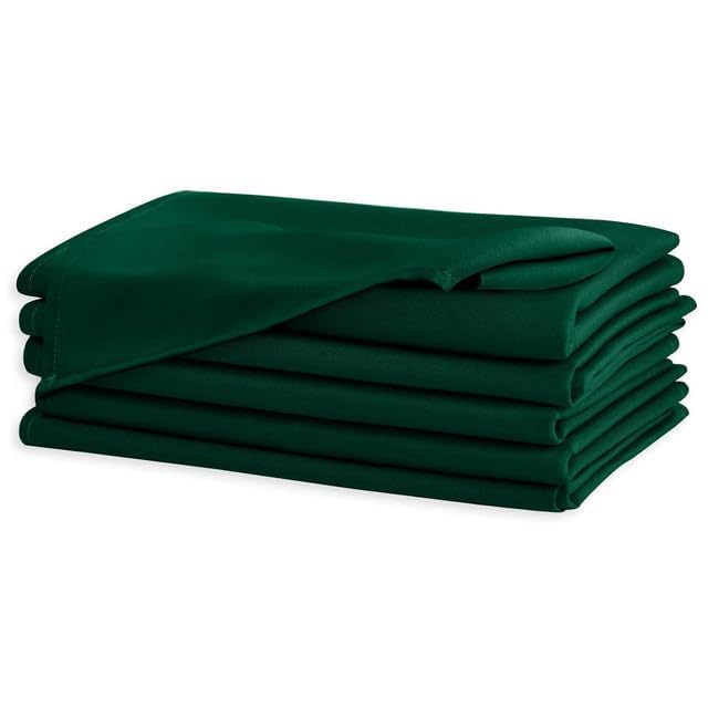 uniformer Table Napkins | Soft & Durable | Elegant Design for Dining | Perfect for Home, Weddings, Parties, & Events | Machine Washable | Durable & Stylish | Size 20x20 inches (Green_Pack of 24) - Image 3