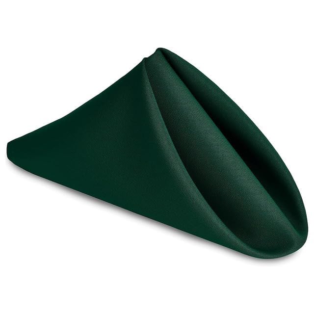 uniformer Table Napkins | Soft & Durable | Elegant Design for Dining | Perfect for Home, Weddings, Parties, & Events | Machine Washable | Durable & Stylish | Size 20x20 inches (Green_Pack of 24) - Image 2