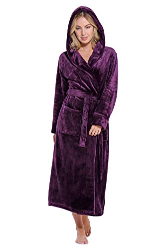 Turquaz Oversize Plush Robes For Women, Soft Warm Fleece Bathrobe for Women - Image 1