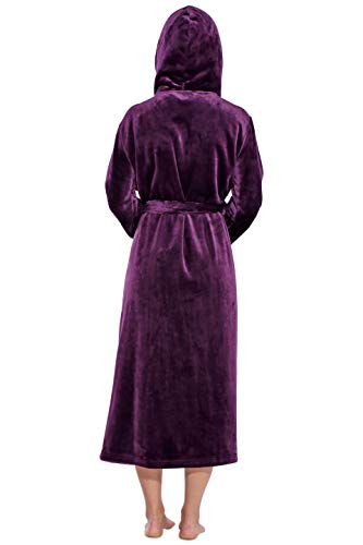 Turquaz Oversize Plush Robes For Women, Soft Warm Fleece Bathrobe for Women - Image 2