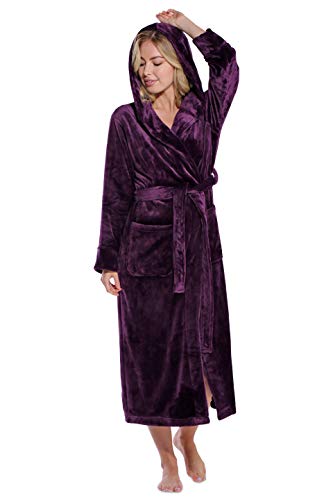 Turquaz Oversize Plush Robes For Women, Soft Warm Fleece Bathrobe for Women - Image 3