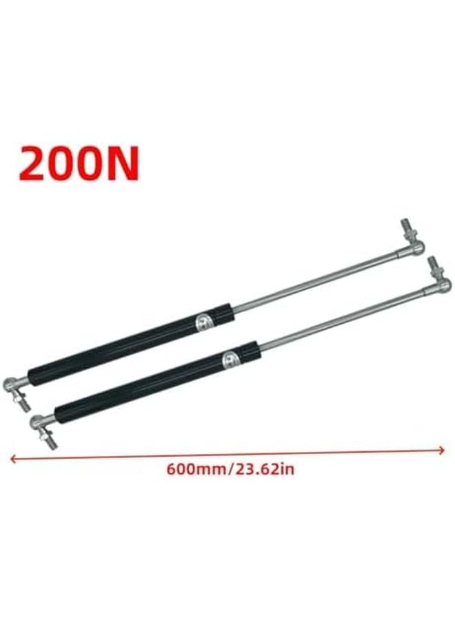Universal Car Boot Gas Springs 2Pcs 200N 600mm Front Hood Rear Trunk Lift Struts Color A - Image 4