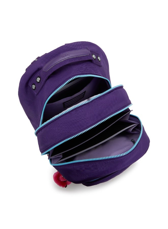 kipling Class Room Kids/Teen Large Backpack with Laptop protection 15.6''inch - VIP Purple - Image 3