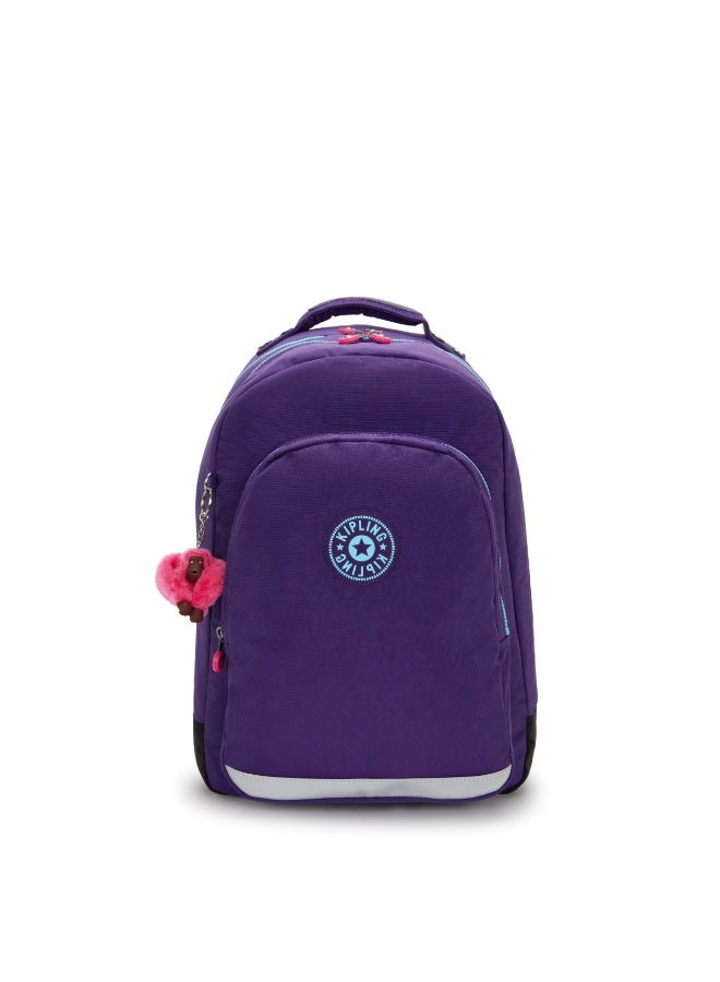 kipling Class Room Kids/Teen Large Backpack with Laptop protection 15.6''inch - VIP Purple - Image 1