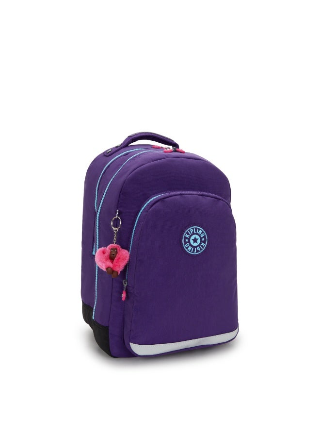 kipling Class Room Kids/Teen Large Backpack with Laptop protection 15.6''inch - VIP Purple - Image 4