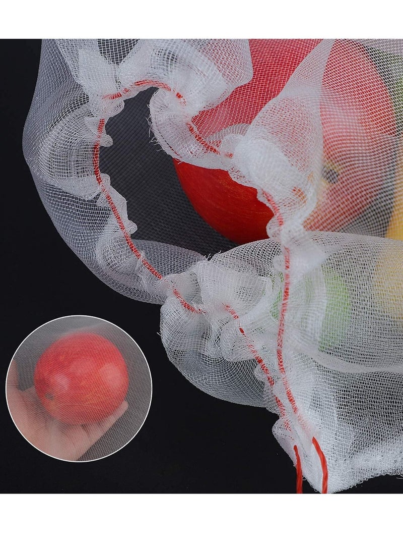 SYOSI - 100pcs Netting Bags Garden Fruit Barrier Cover for Grape Fig Flower Seed Vegetable Protection from Insect Mosquito Bug Tool 20*30cm - Image 1