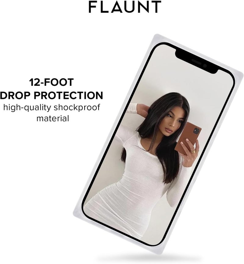 Flaunt Official Square Protective Case - Compatible with iPhone 16 Pro Max - Compatible with MagSafe & Wireless Charging - Drop-Tested & Shockproof - (Iridescent Satin) - Image 4