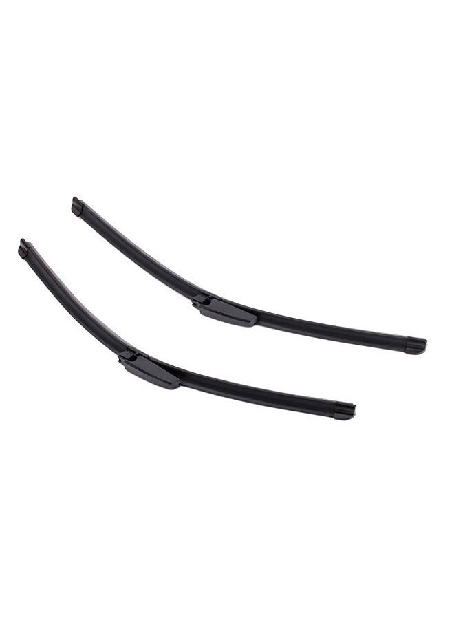 NIBEMINENT 2-Piece 22-Inch Bracketless Rubber Arm Windshield Wiper Blade For Audi A4/S4 A6 Allroad  - Image 1