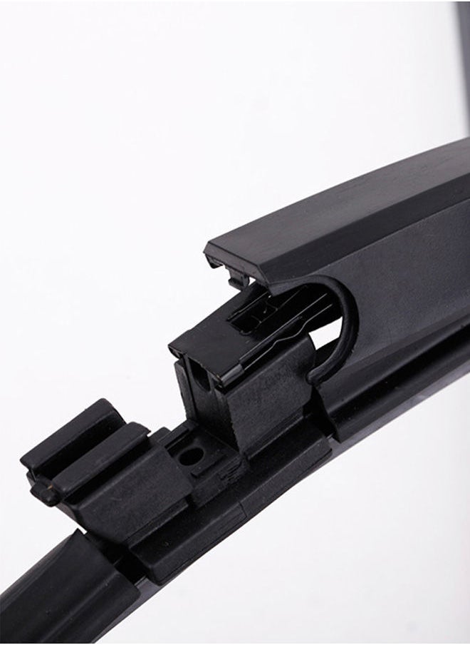 NIBEMINENT 2-Piece 22-Inch Bracketless Rubber Arm Windshield Wiper Blade For Audi A4/S4 A6 Allroad  - Image 3