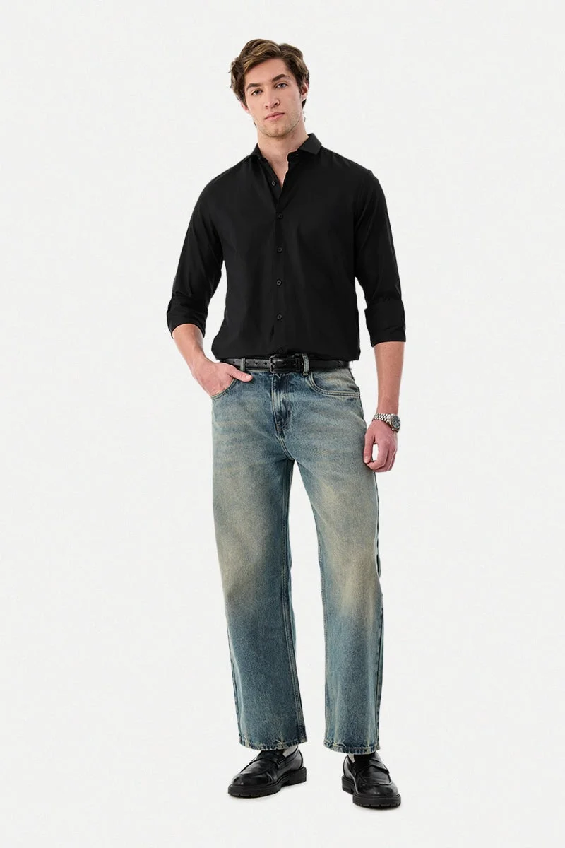 SNITCH 100% Cotton Slim Fit Shirt