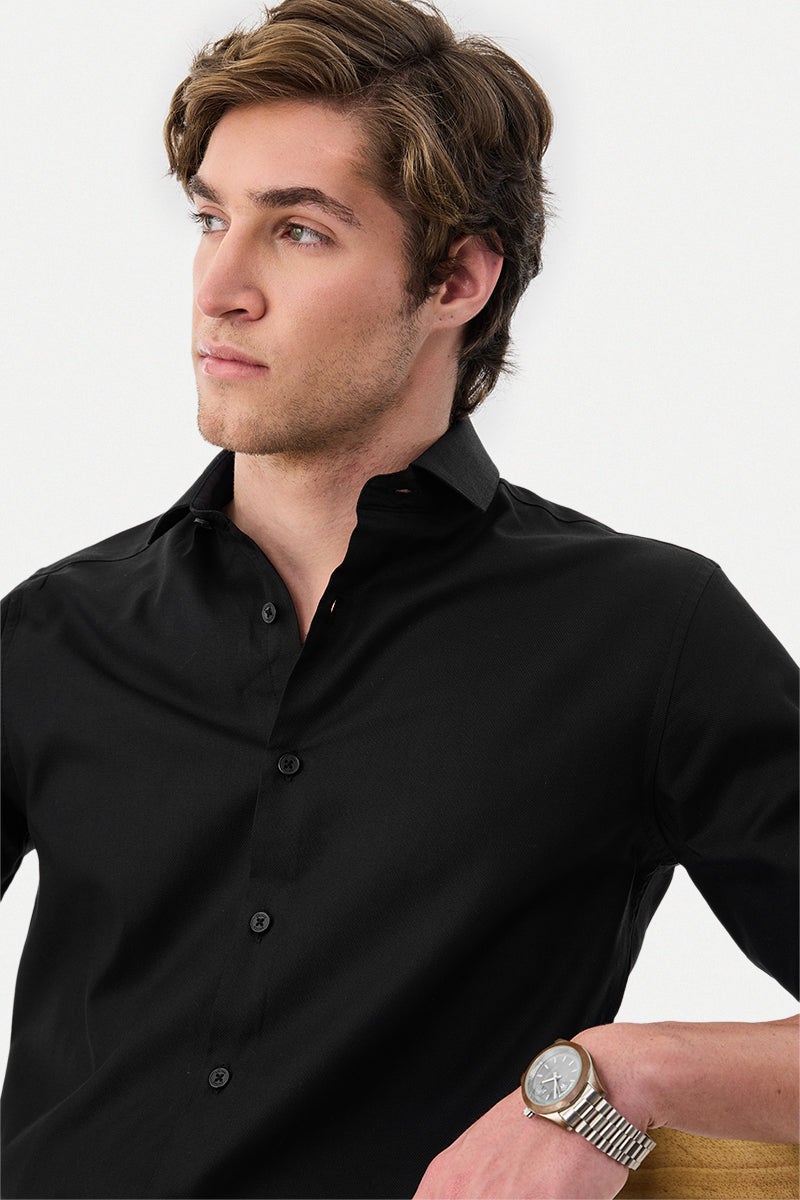 SNITCH 100% Cotton Slim Fit Shirt - Image 3
