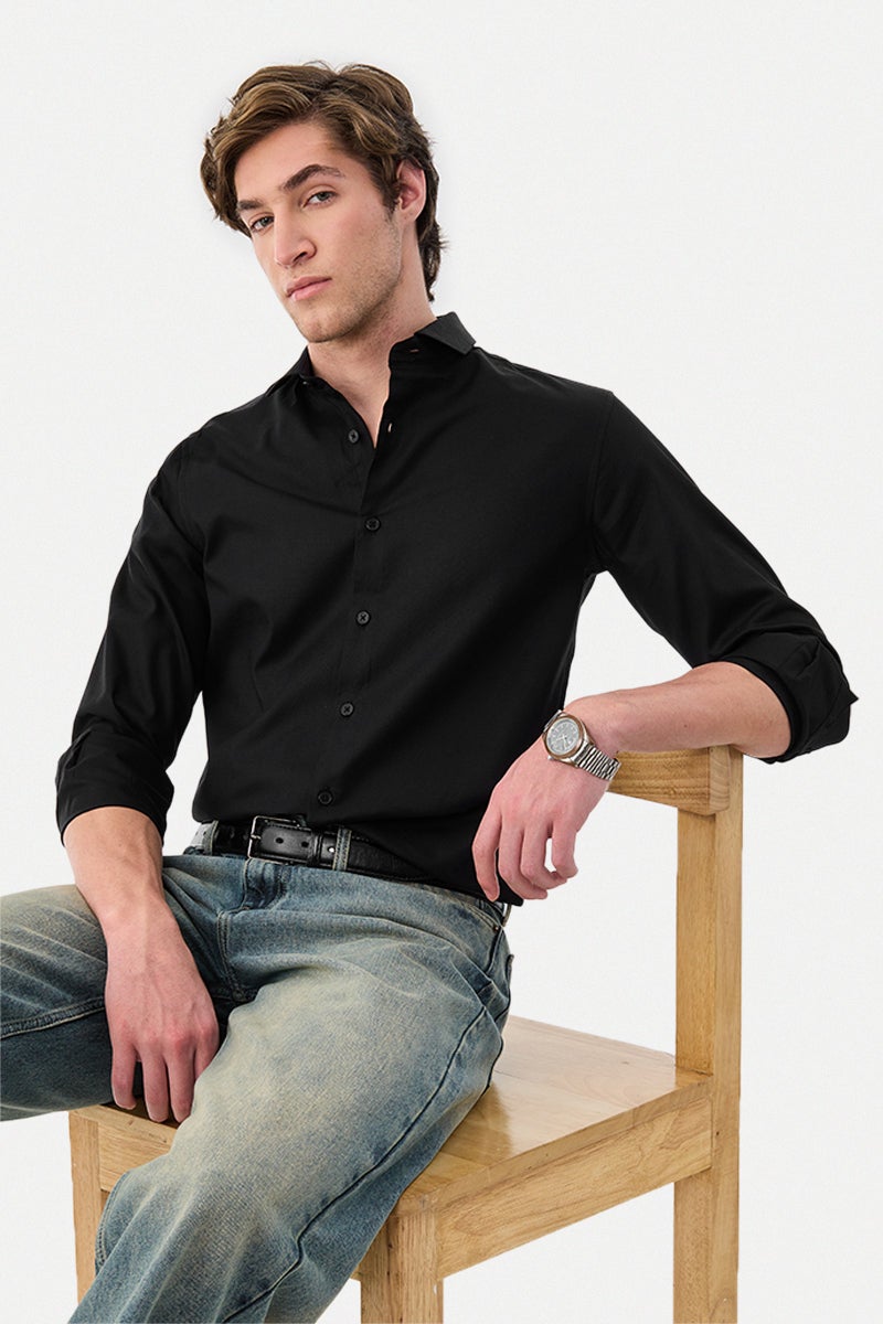 SNITCH 100% Cotton Slim Fit Shirt - Image 1