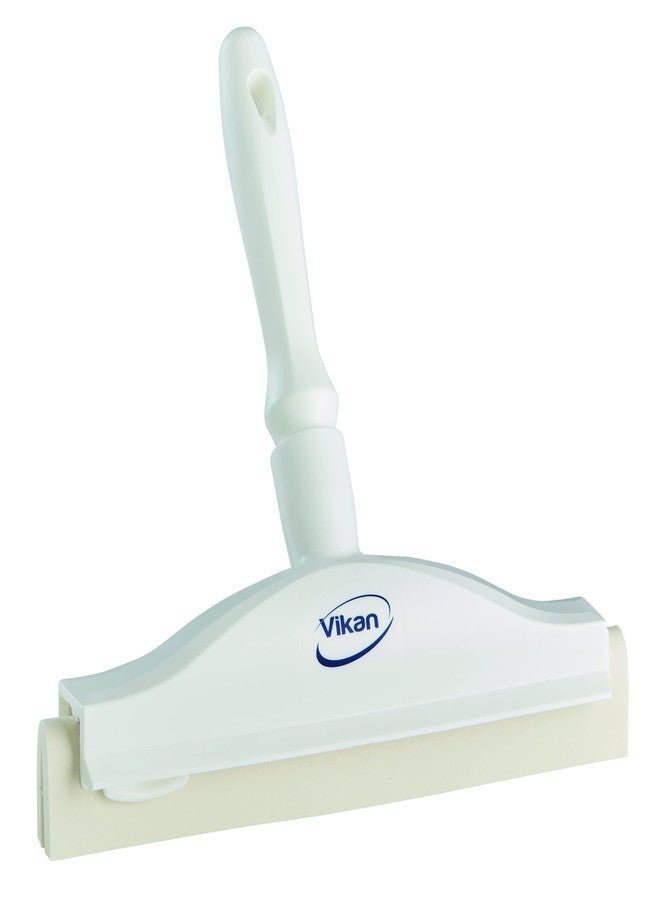 Vikan فيكان 77515 ممسحة، رأس ثابت، طاولة، 10"، PP/RB، أبيض - Image 1