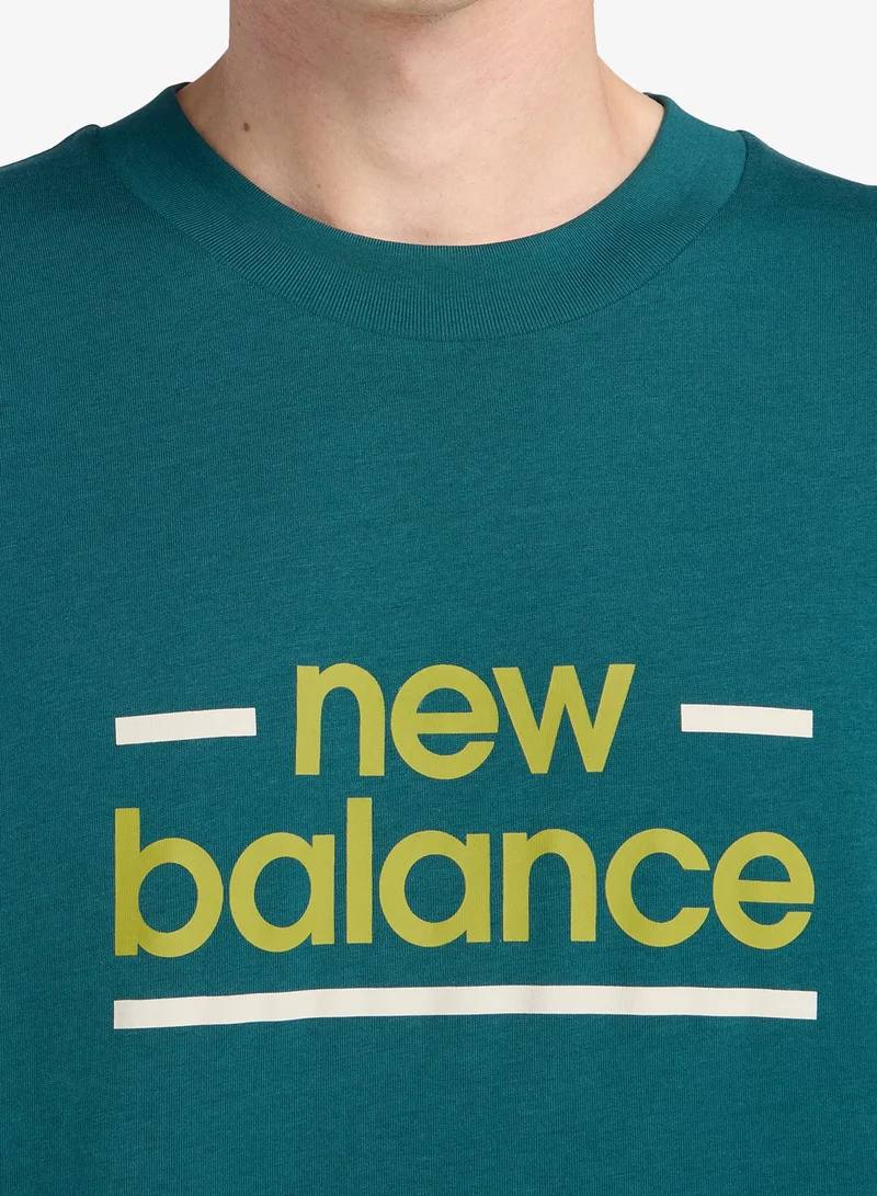 New Balance  Linear Lines T-Shirt for Men | Best Price UAE