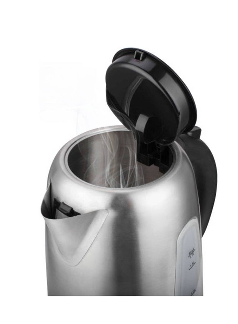 دوتس غلاية معدنية دوتس 1.7 لتر، مؤشر ضوئي LED، أسود/فضي - Image 3