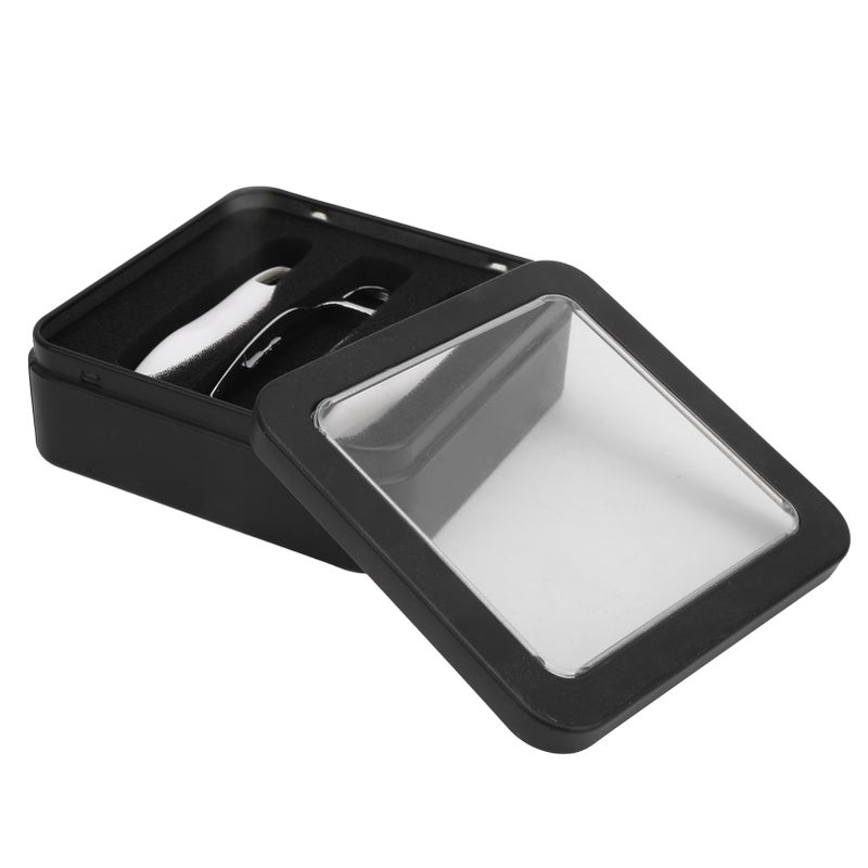 Car Remote Key Fob Case Trim Protective Cover Fit for 911/Panamera Macan Boxster(Black Silver ) Noir + Argent - Image 5