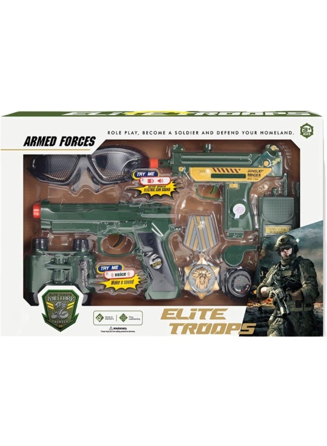 TOY GARDEN Army Play Set for Kids – Military Toy Kit with Soldiers, Weapons & Accessories – Roleplay Combat Action Set for Boys & Girls - Image 2