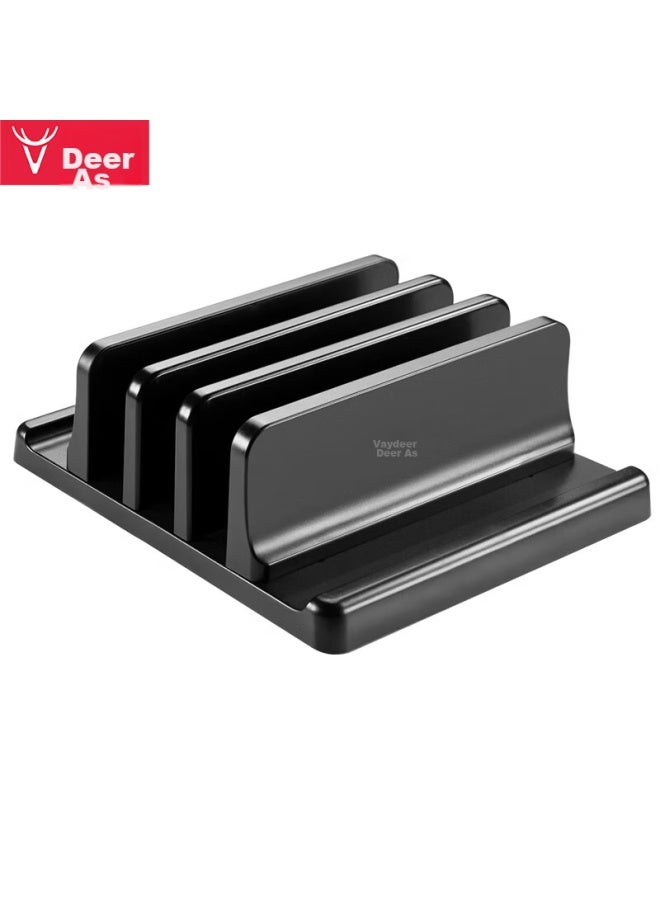 Deer Is Luwai Laptop Stand, Desktop Organizer For Computer And Tablet, Cooling Pad Holder, Storage Rack Base, Three-slot Standard Model-sz2s031 - Image 1