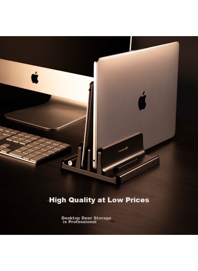 Deer Is Luwai Laptop Stand, Desktop Organizer For Computer And Tablet, Cooling Pad Holder, Storage Rack Base, Three-slot Standard Model-sz2s031 - Image 4