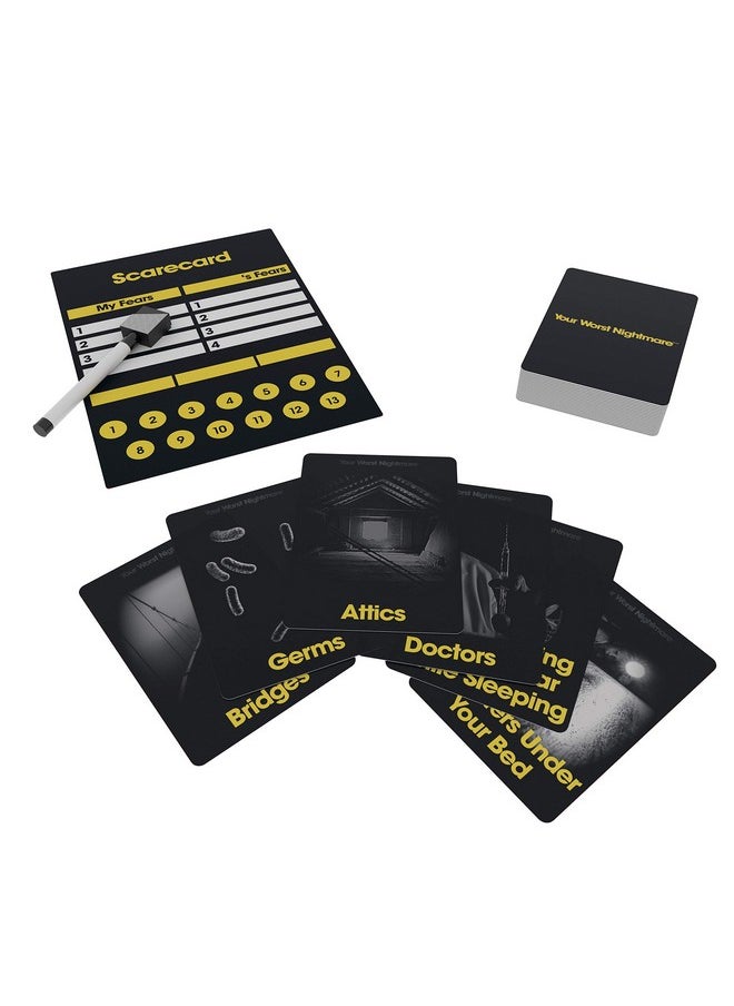 Pressman Your Worst Nightmare by Pressman - The Card Game That Makes You Face Your Fears, Black  - Image 3
