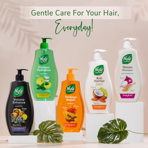 Nyle Naturals Anti Dandruff Shampoo 400ml | Enriched with Curd and Lemon for Fresh, Clear Scalp, Effective Flake Control | Mild Formula for Everyday Use - Image 3