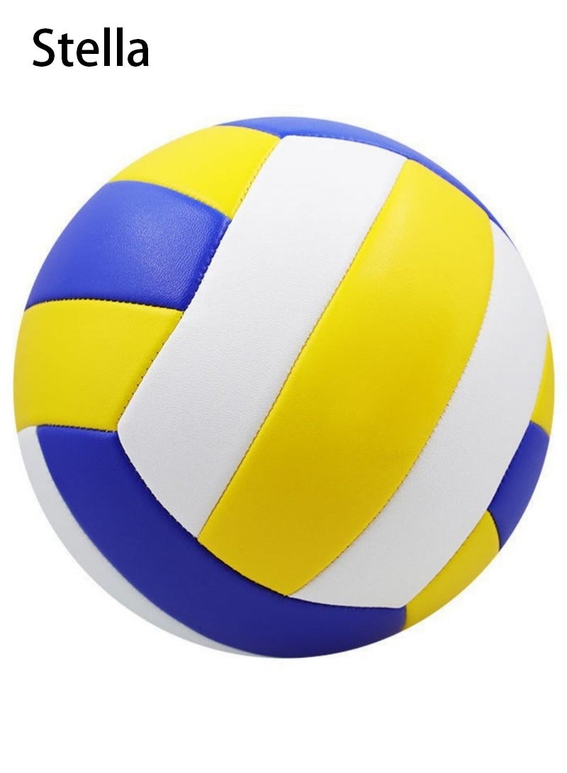 ستيلا نفخ الكرة الطائرة الناعمة، الكرة الطائرة بو الجلود لينة في الهواء الطلق لينة الكرة الطائرة الكبار واقية من الانفجار آلة الخياطة القياسية رقم 5 للداخلية، المنافسة، التدريب، الكرة الطائرة الشاطئية، الكرة الطائرة المتميزة، في الهواء الطلق والشواطئ | الكرة الطائرة المهنية للبالغين والأطفال