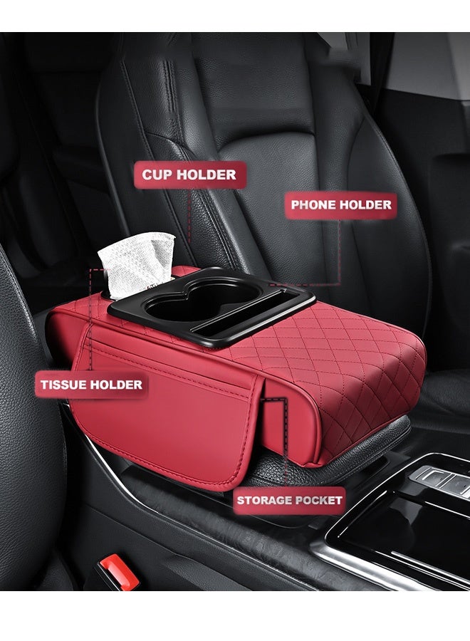 Generic Multifunctional vehicle-mounted height-enhancing integrated armrest box pad  - Image 3