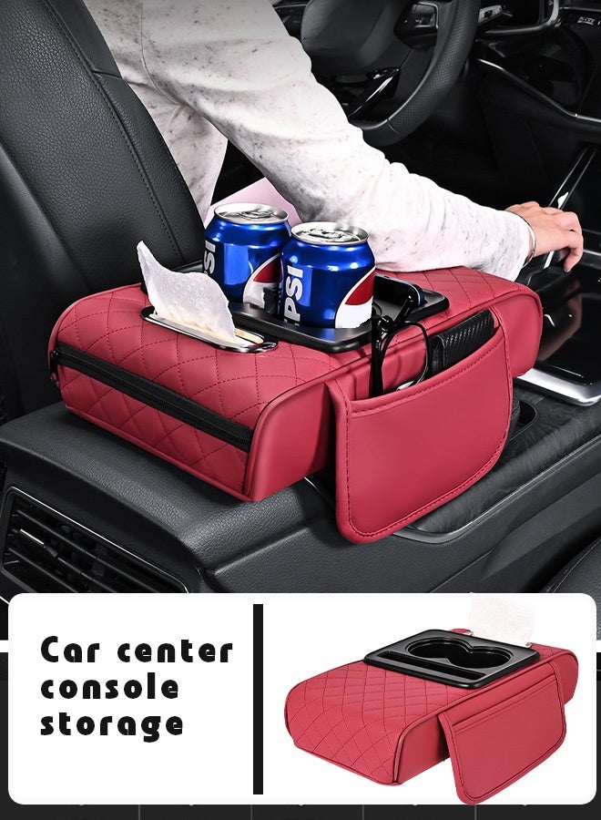Generic Multifunctional vehicle-mounted height-enhancing integrated armrest box pad  - Image 1