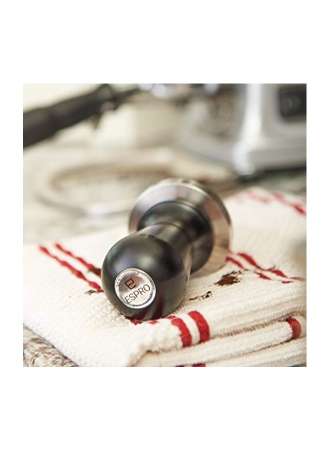 Y&D Calibrated Flat Tamper Black/Silver 58mm - Image 5