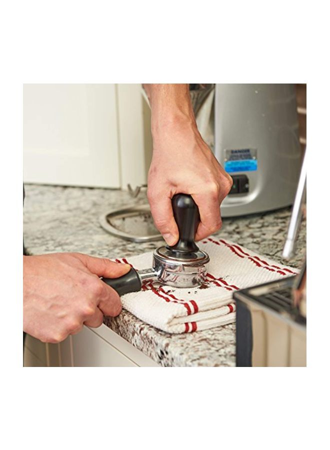 Y&D Calibrated Flat Tamper Black/Silver 58mm - Image 4