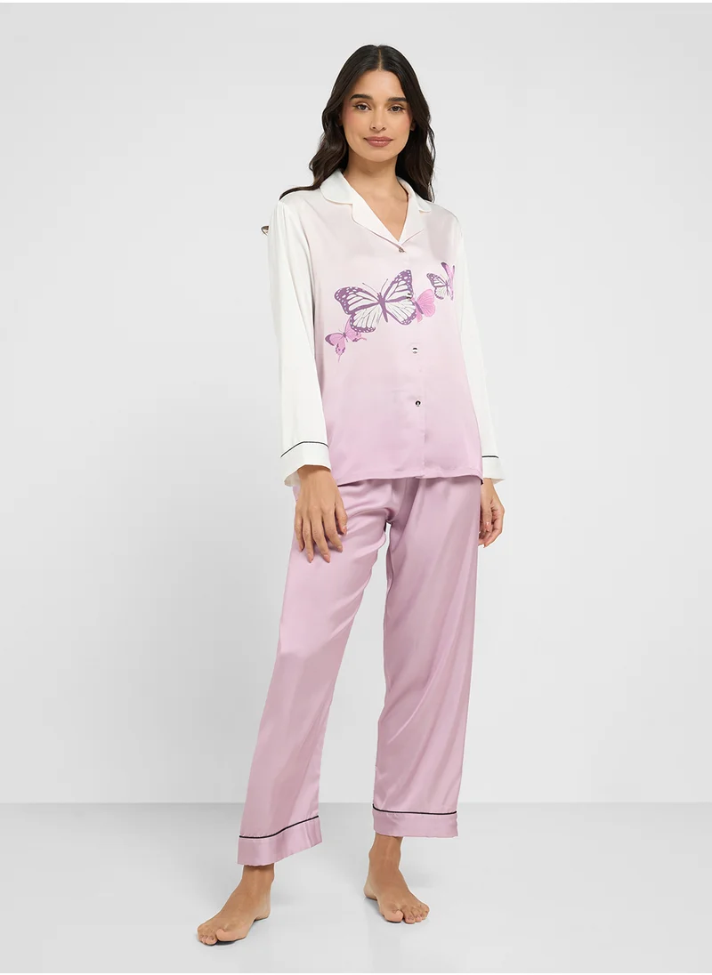 ايلا Printed Pyjama Set