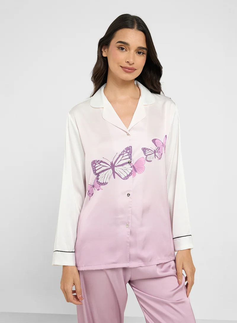 ELLA Printed Pyjama Set