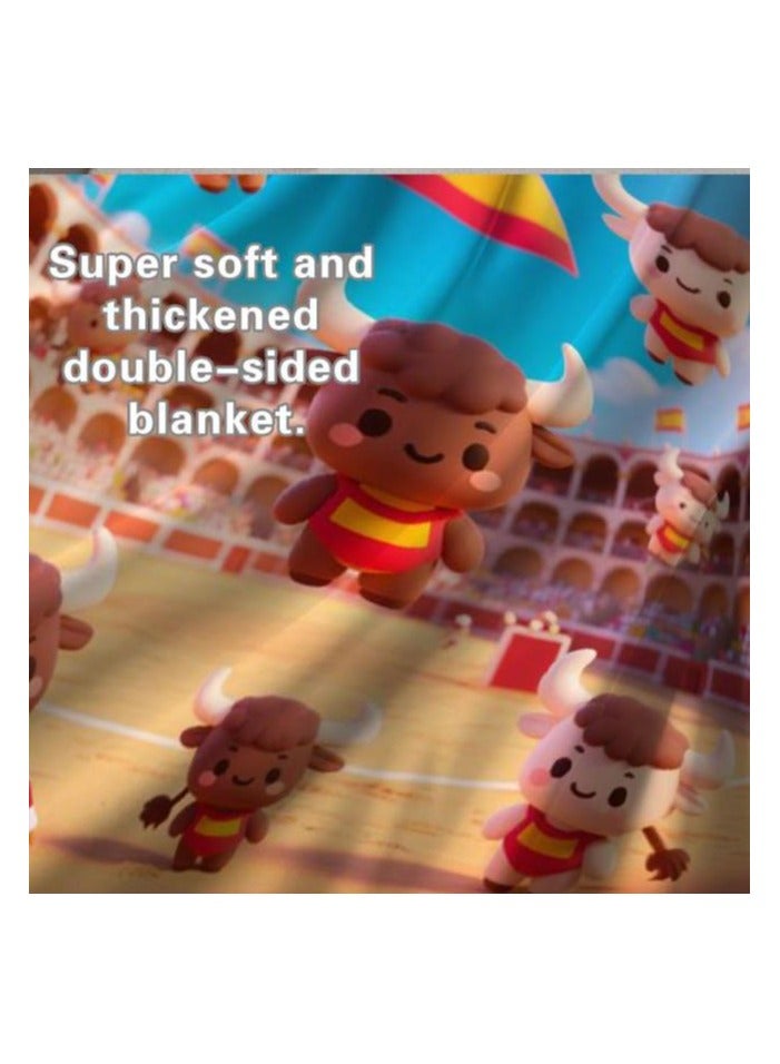 general Flannel thin blanket (warm and comfortable, suitable for sleep, gaming, dust removal and sandproof) 150cm*200cm - 843 - Image 5