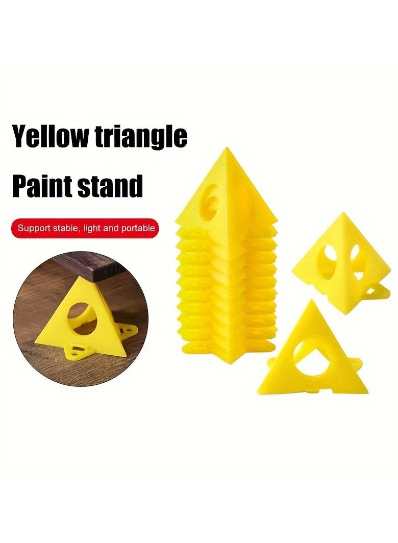 Compact Mini Painting Stands - Sturdy Triangle Paint Pads Feet for Stability, Multi-Functional Painting Tool - Ideal for Woodworking Projects, Essential Carpenter Woodworking Accessories  - Image 2
