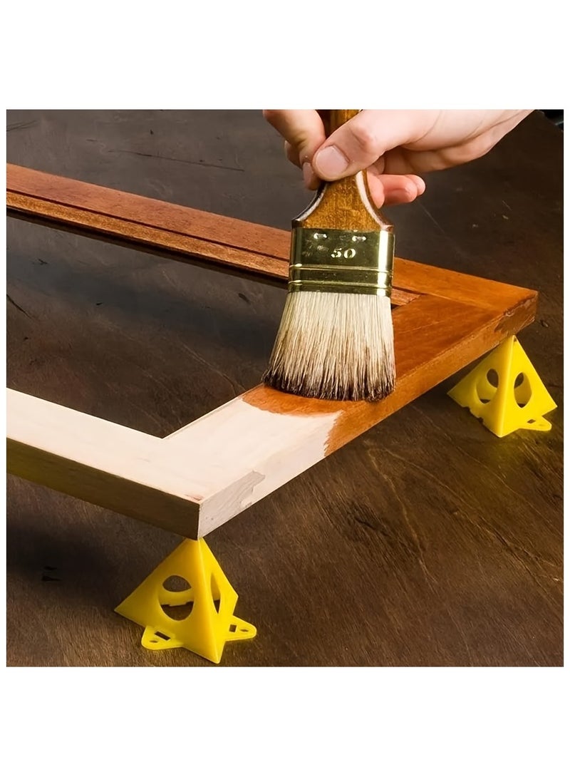 Compact Mini Painting Stands - Sturdy Triangle Paint Pads Feet for Stability, Multi-Functional Painting Tool - Ideal for Woodworking Projects, Essential Carpenter Woodworking Accessories  - Image 5