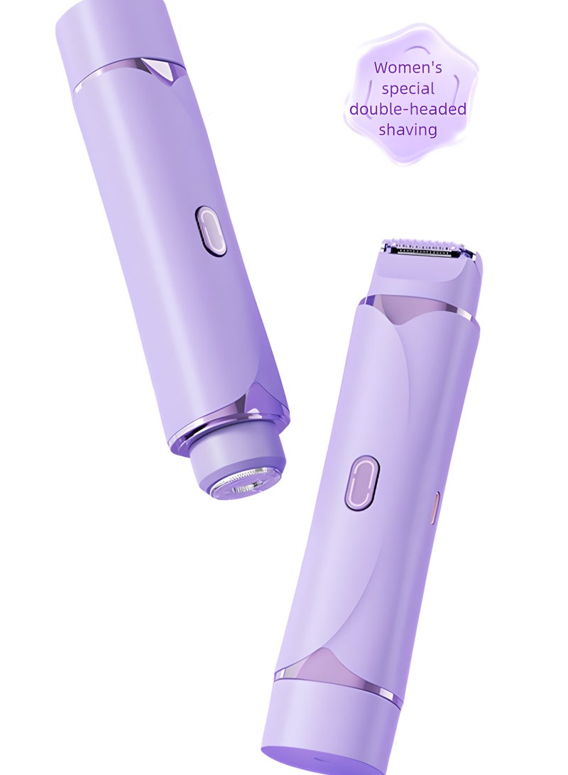 GIGGL Electric Razors for Women, 2-in-1 Women’s Facial Hair Removal, Face Shaver Ebrow Trimmer Pubic Shaver Bikini Trimmer Portable Ladies Womens Razors for Shaving - Image 1