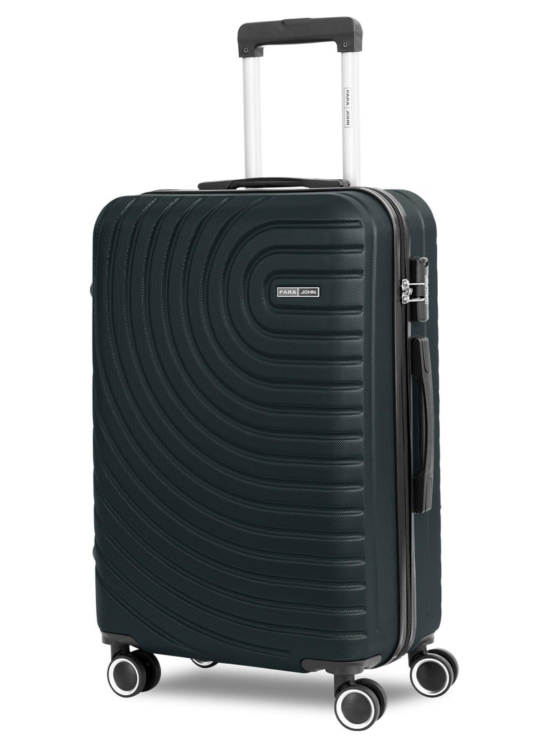 بارا جون حقيبة أمتعة أورورا واسطة الحجم (24  بوصة) مصنوعة من مادة ABS الصلبة مزودة بأربع عجلات دوارة وقفل - Image 1