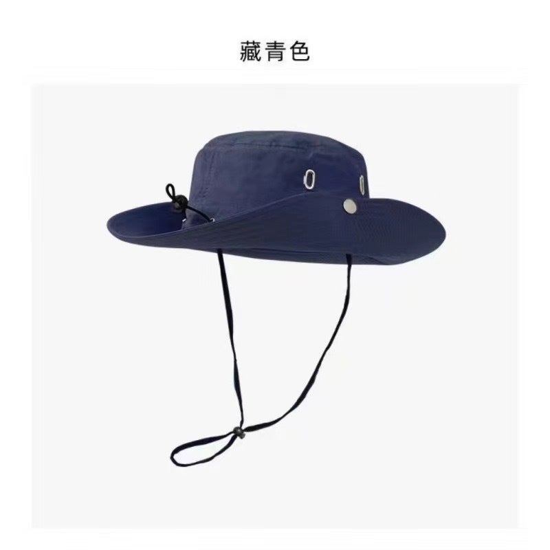 Summer and autumn outdoor denim hat, unisex cap, hiking fisherman’s hat, sun-protection hat, fishing and mountaineering visor, hiking sun hat.