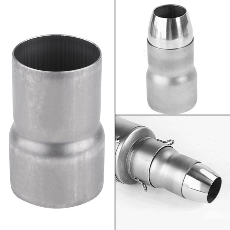 51mm to 60mm Motorcycle Exhaust Pipe Adapter Reducer Muffler Connector Stainless Steel - Image 5