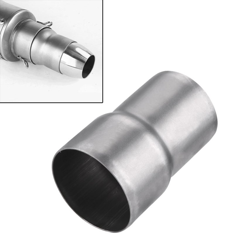 51mm to 60mm Motorcycle Exhaust Pipe Adapter Reducer Muffler Connector Stainless Steel - Image 2