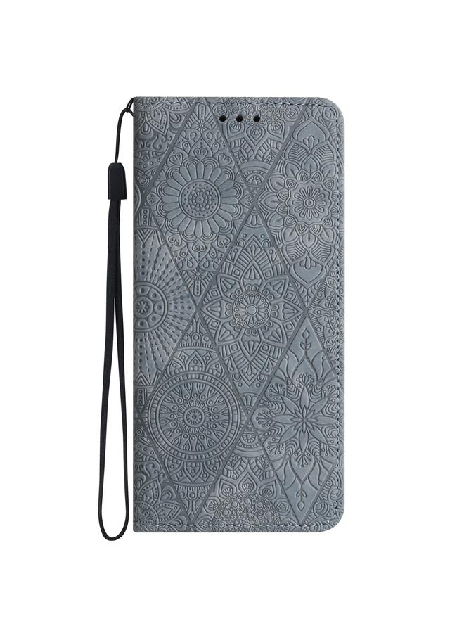 Zaboon Case For iPhone 12 / 12 Pro Ethnic Embossed Adsorption Leather Phone Case - Image 2
