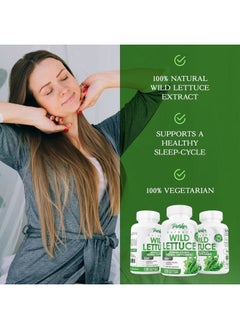 Parker Naturals Wild Lettuce Capsules, 1200mg Herbal Sleep Supplement with 4:1 Wild Lettuce Extract, Lactuca Virosa Soothes Discomfort, 120 Capsules  - Image 4