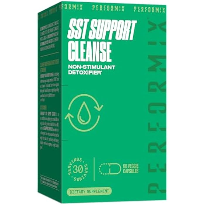PERFORMIX SST Support Cleanse Non-Stimulant Liver Detox 60 Capsules - Made with Milk Thistle and Turmeric to Support Healthy Liver Function and Promotes Regularity - Image 1