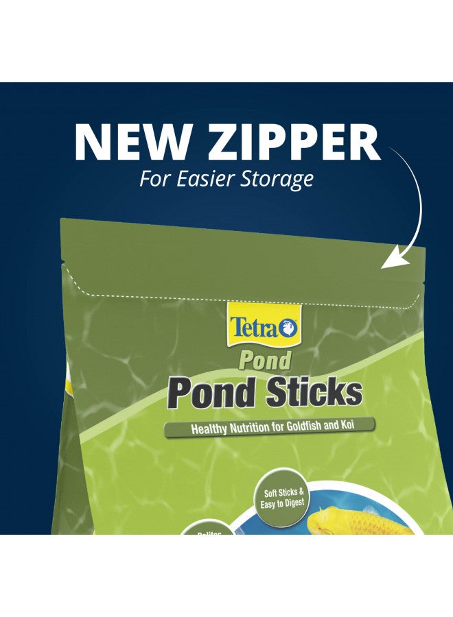 TetraPond Pond Sticks, Pond Fish Food, for Goldfish and Koi, 1.72 Pounds - Image 4