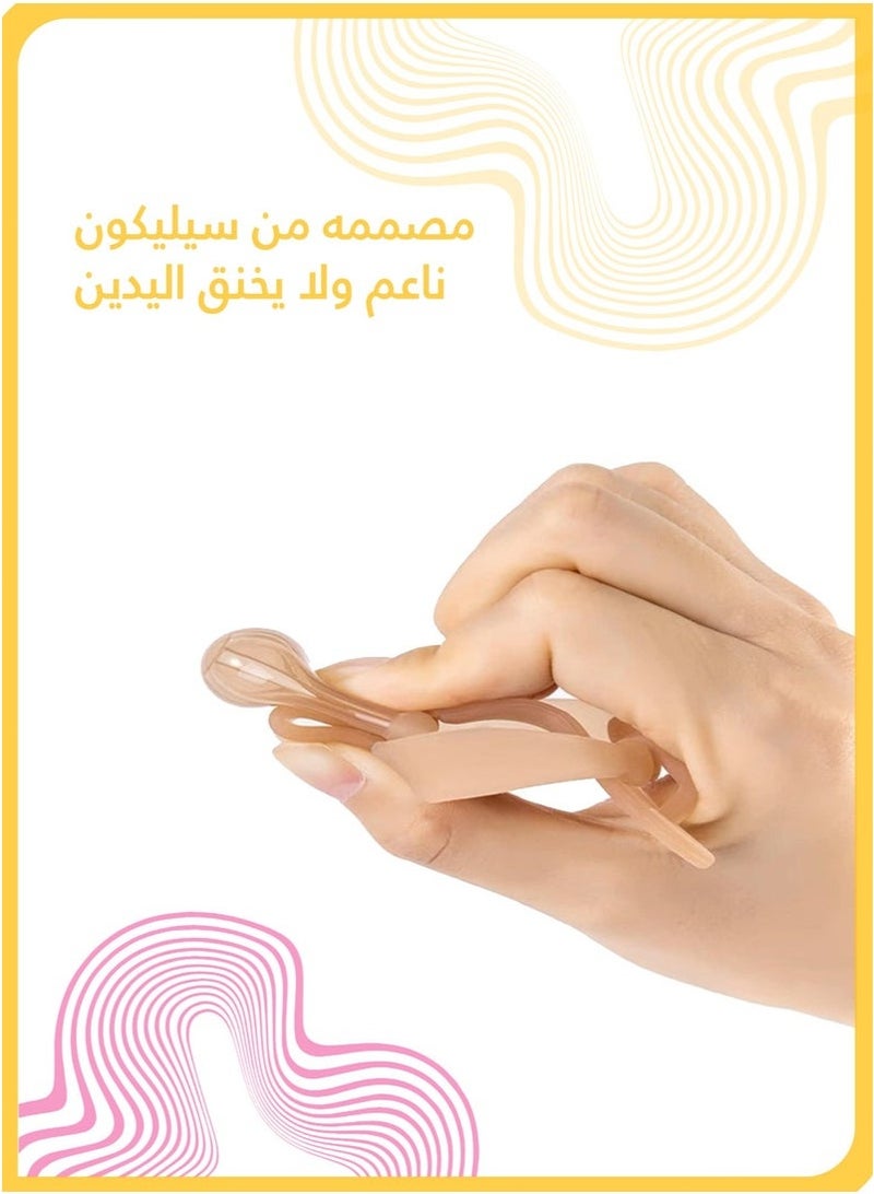 Thumb Sucking Stopper for Babies, Silicone Thumb Guard, Adjustable Wrist Strap, Safe & Non-Toxic, Helps Break Habit in 4 Weeks (Fits Both Hands)  - Image 2