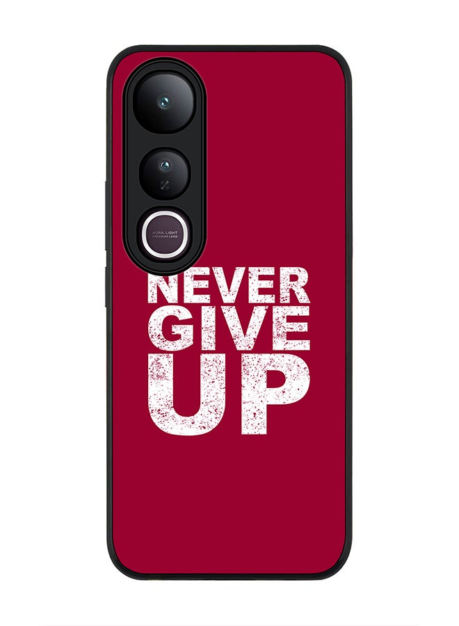 Stylizedd For vivo V50 Lite Case,Slim fit Camera Protection, Shockproof Thin Phone cover  - Never ever give up
