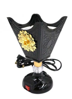 RSG Elegant Oud Bakhoor Holder Electric Incense Burner Black- DE1044  - Image 1
